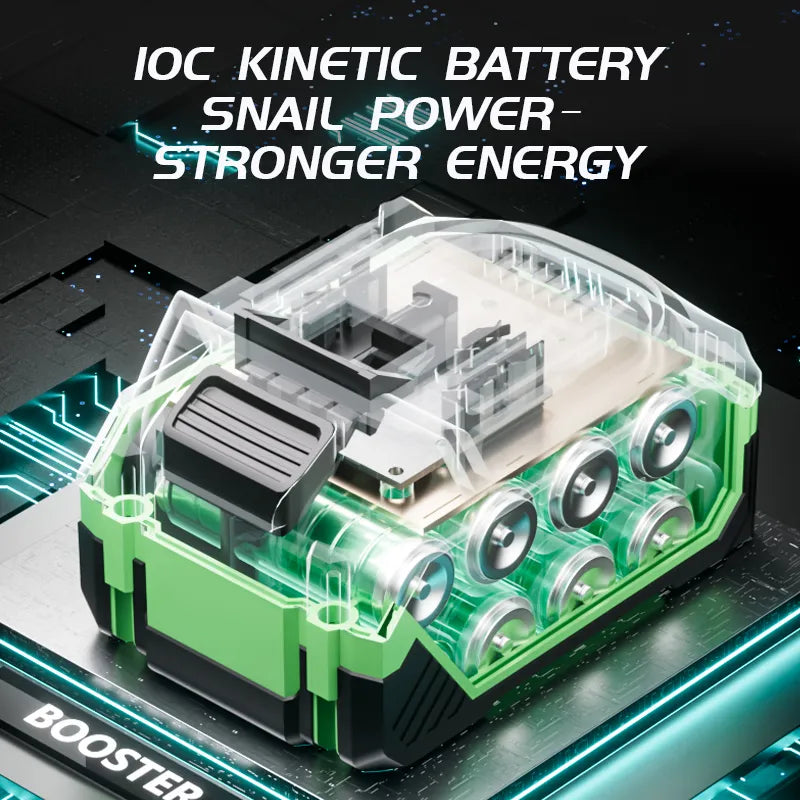 TURBOFLOV TF64C Cordless Leaf Blower – 1300g Thrust, Makita Battery Compatible, Brushless Power Tool